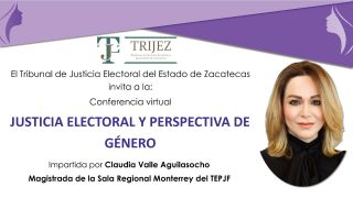 Conferencia virtual: Justicia Electoral y Perspectiva de Género